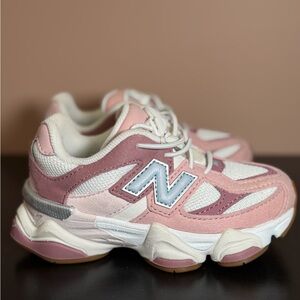 New Balance 9060 Little Kid Rose Pink Sneakers